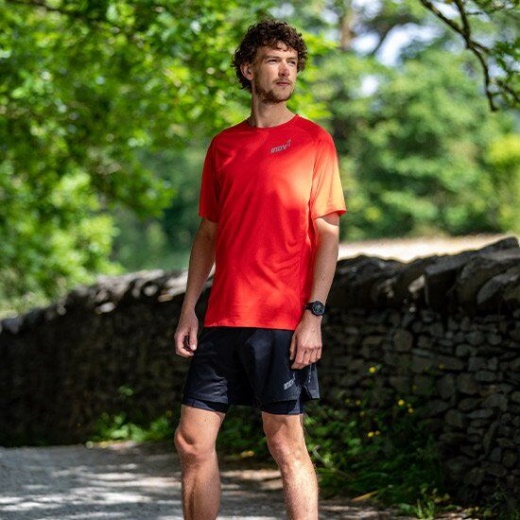 Base Elite Lyhythihainen Base Layer Miesten 3.0 Inov-8 Punainen