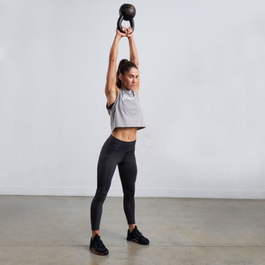 F-lite Lyhennetty Tankki Naisten Inov-8 Vaaleanharmaa