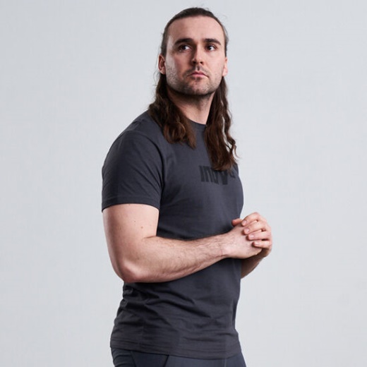 Miesten F-lite T-paita Inov-8 Grafiittia