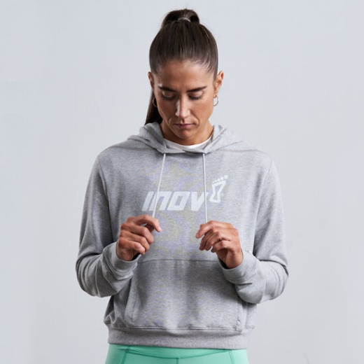 Inov-8 Vaaleanharmaa F-lite Naisten Lyhennetty Huppari