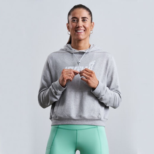 Inov-8 Vaaleanharmaa F-lite Naisten Lyhennetty Huppari