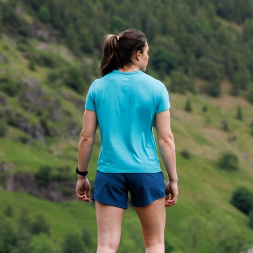 Inov-8 Sinivihreä Graafinen T-paita Ss 