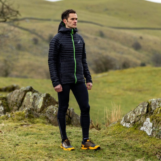 Miesten Termoshell Pro Eristetty Takki 2.0 Inov-8 Musta-vihreä